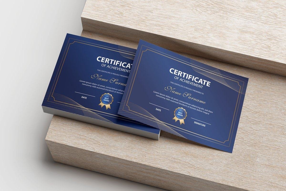 Competition certificates printing for dance events